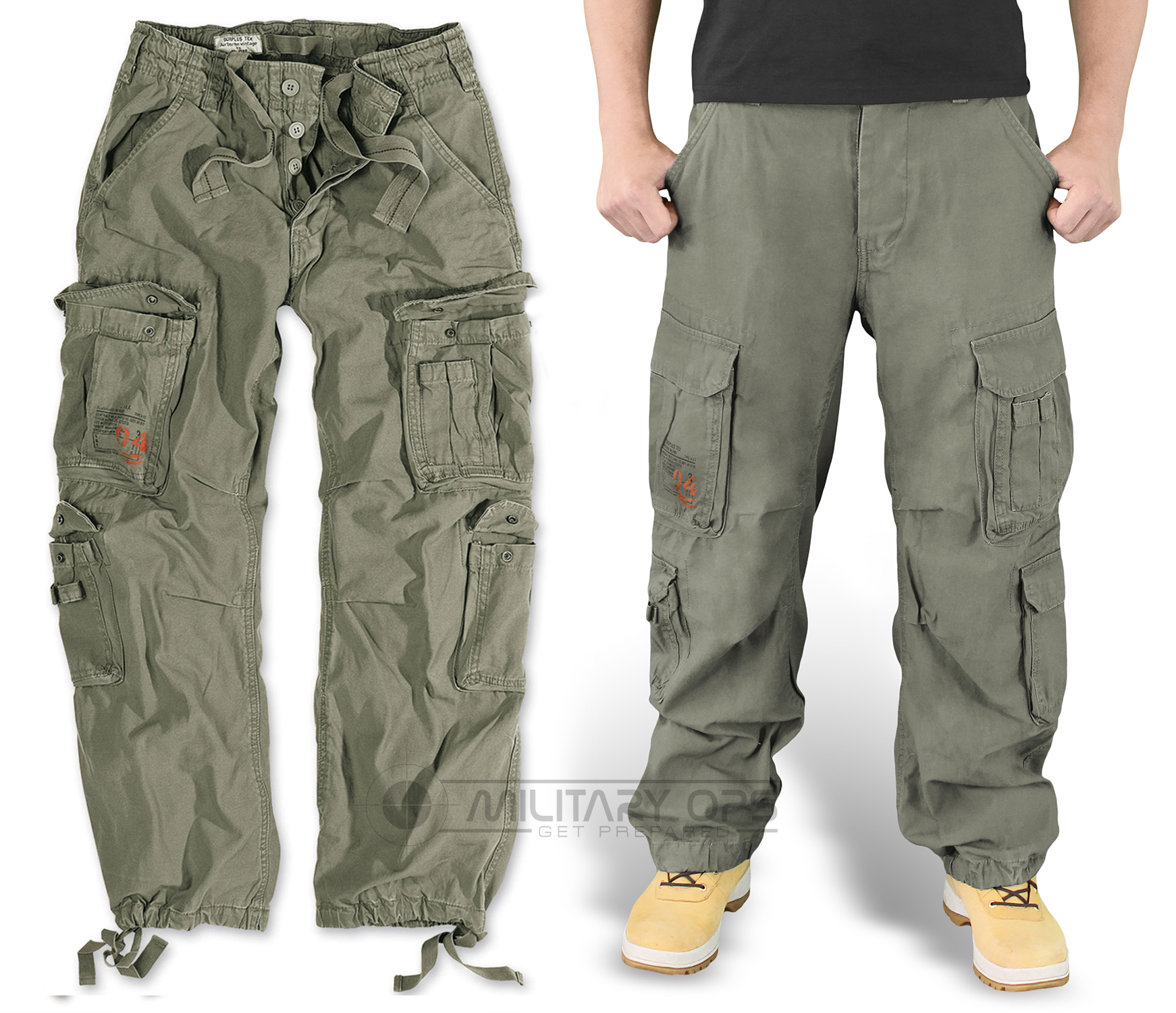 HELIKON GENUINE US M65 COMBAT CARGO TROUSERS MENS ARMY PANTS SECURITY MILITARY 