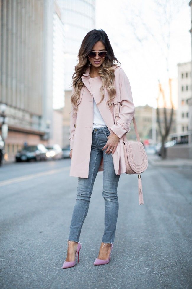 How To Wear A Pink Trench Coat – careyfashion.com