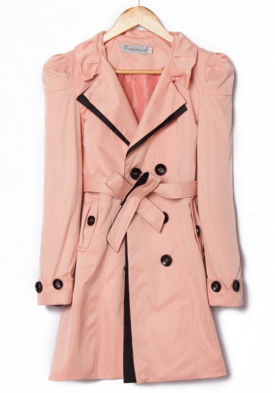 How To Wear A Pink Trench Coat