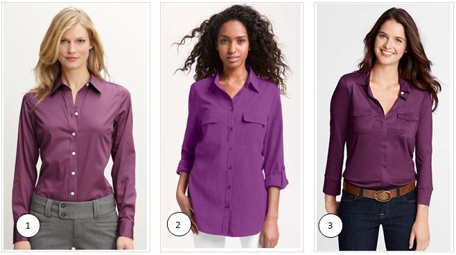 How to Expertly Wear A Purple Blouse