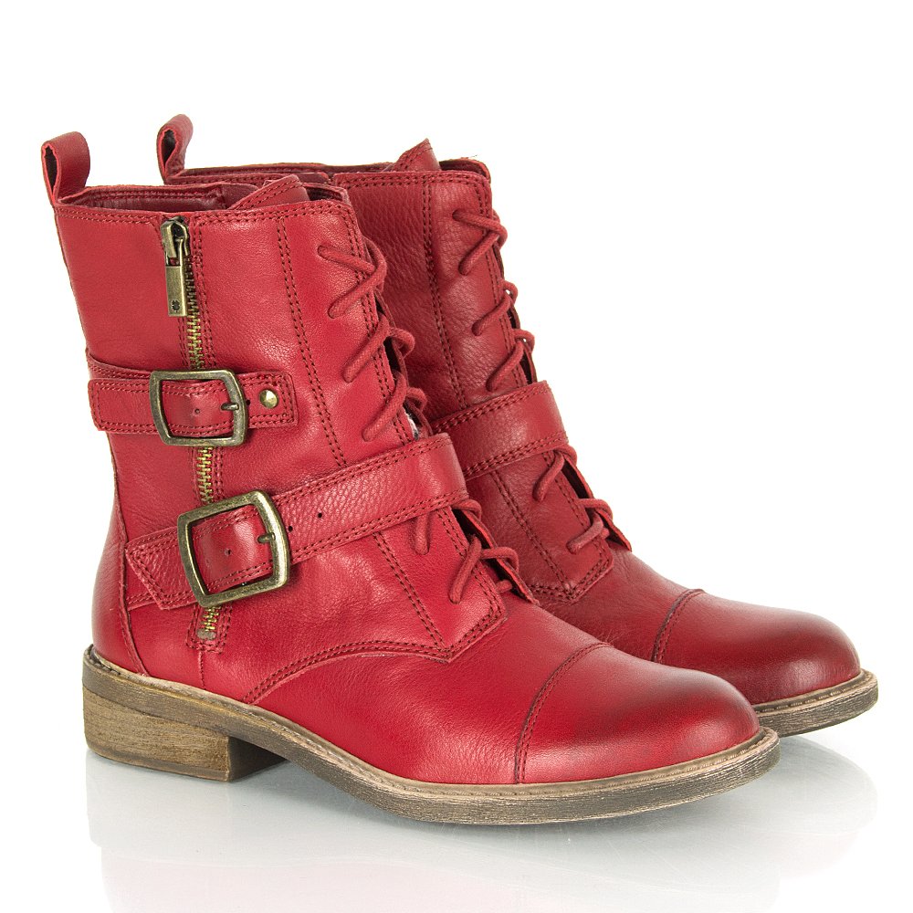 What to Wear with Red Ankle Boots
