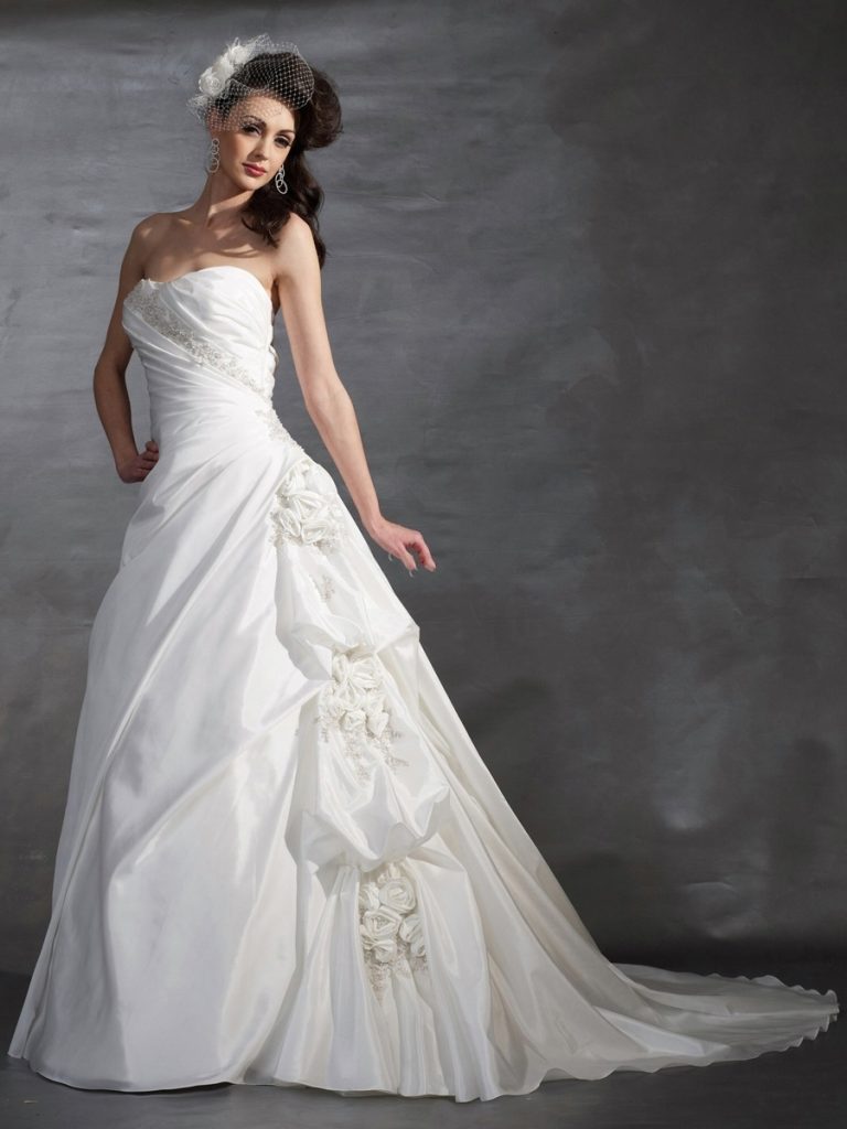 White Wedding Dress Types of Necklines