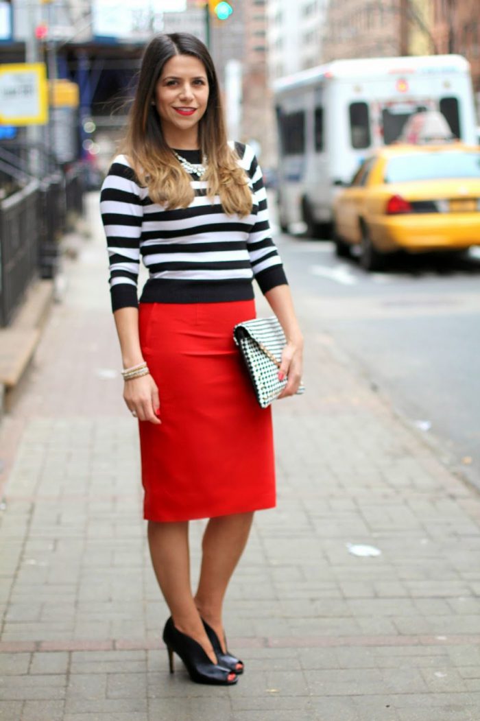 Best red skirts outfit ideas 2021