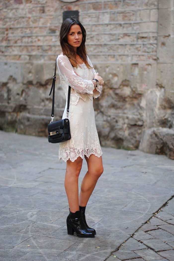 Dresses with ankle boots 2021