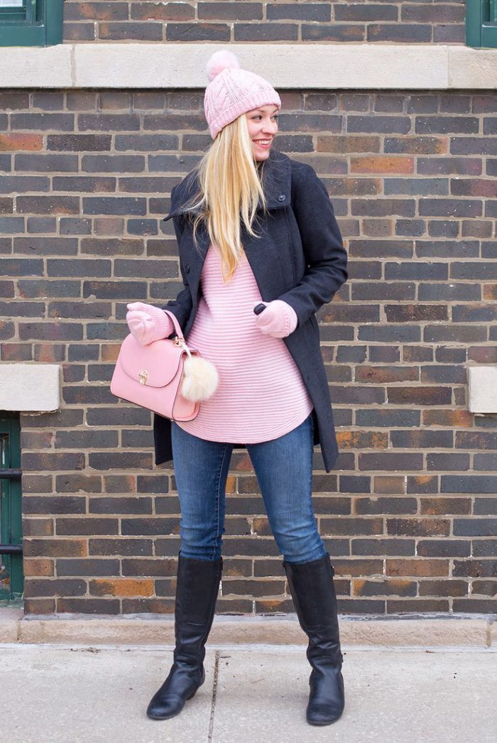 How to wear baby pink in winter 2021