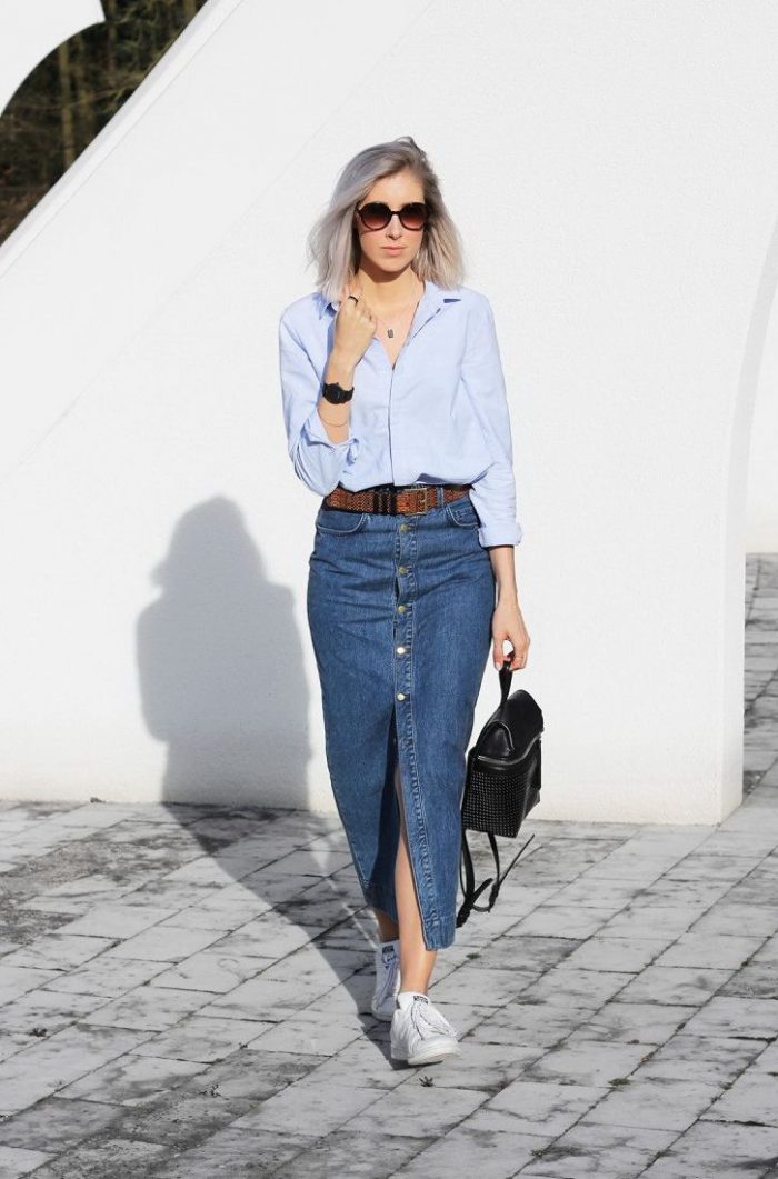 How to Make a Denim Skirt Look Awesome 2021