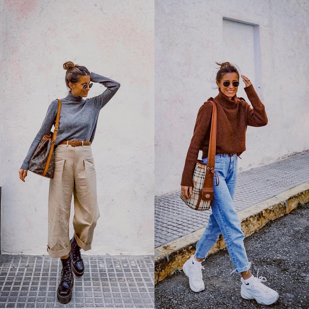 Sweaters, baggy trousers and chunky shoes: Fall Essentials 2021