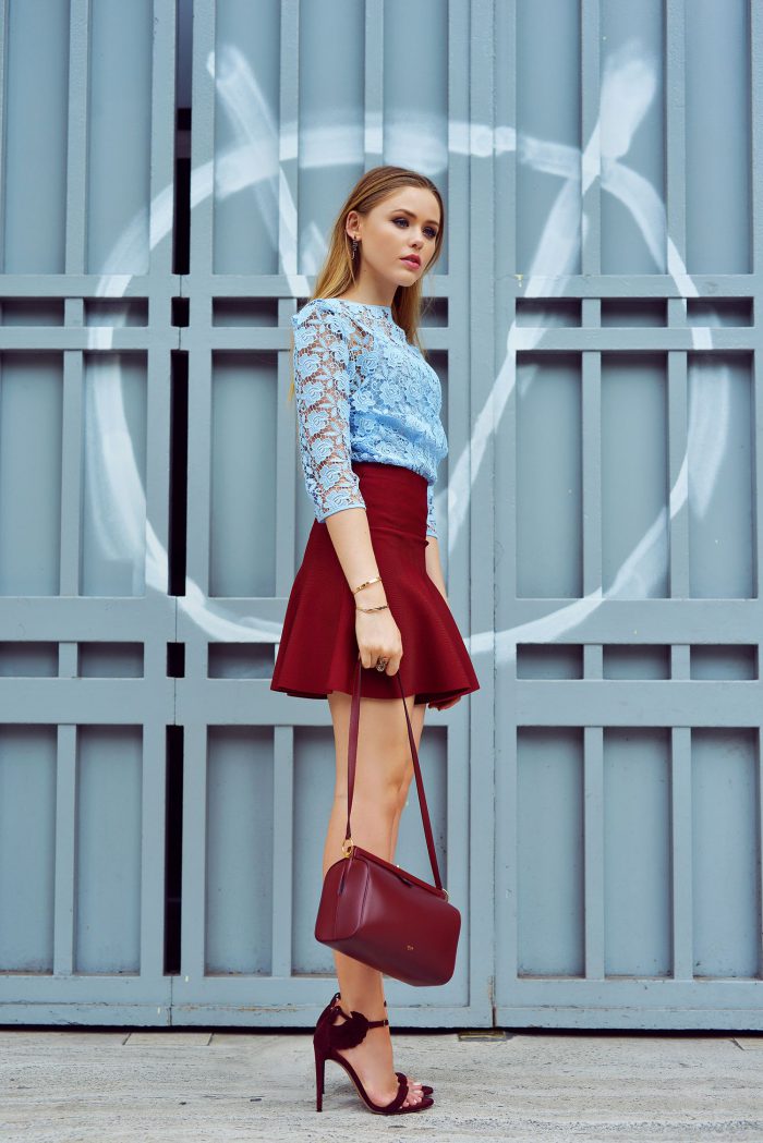 Best Red Skirts Outfit Ideas