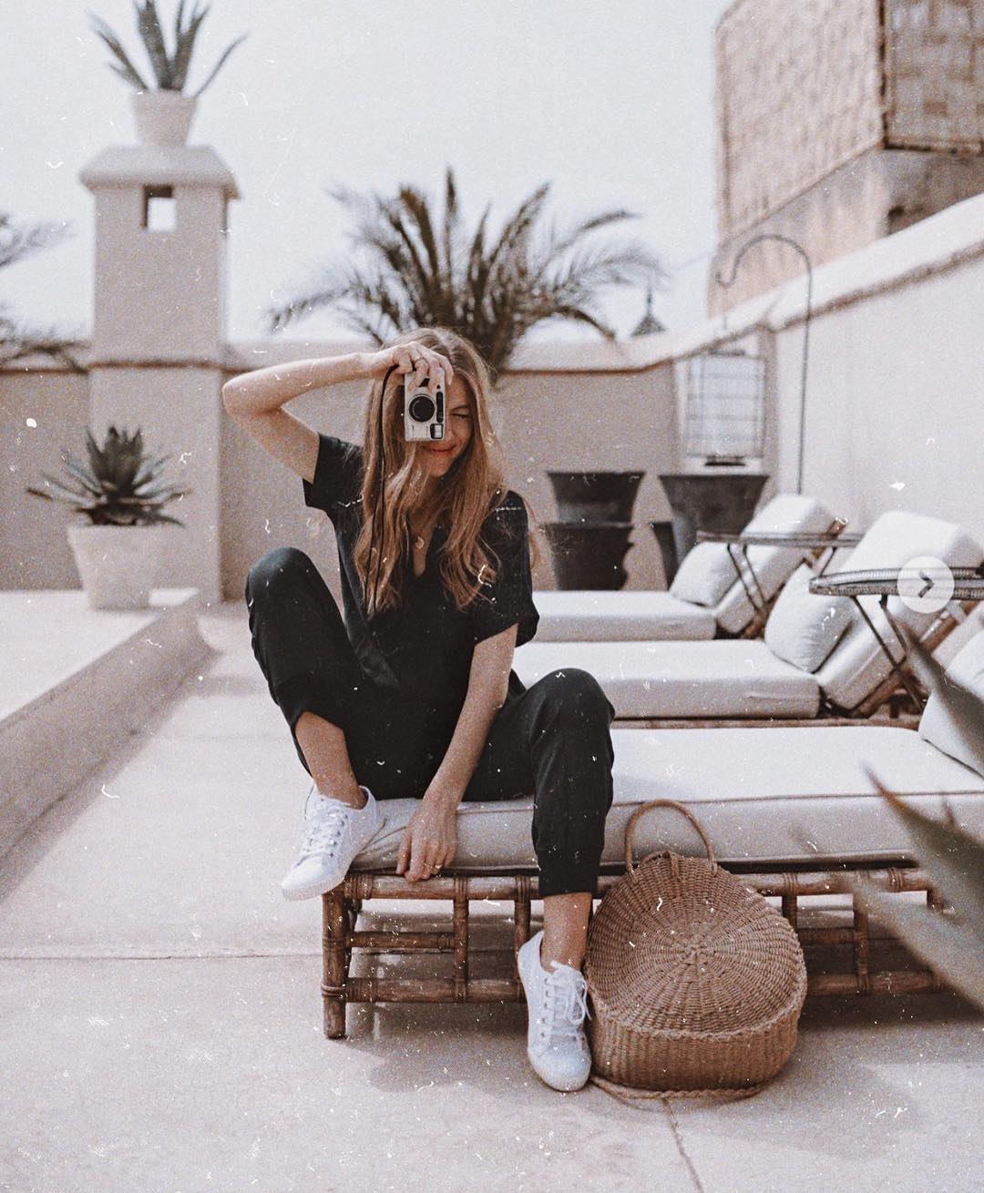 Cargo Jumpsuit In Black And White
Sneakers For Summer