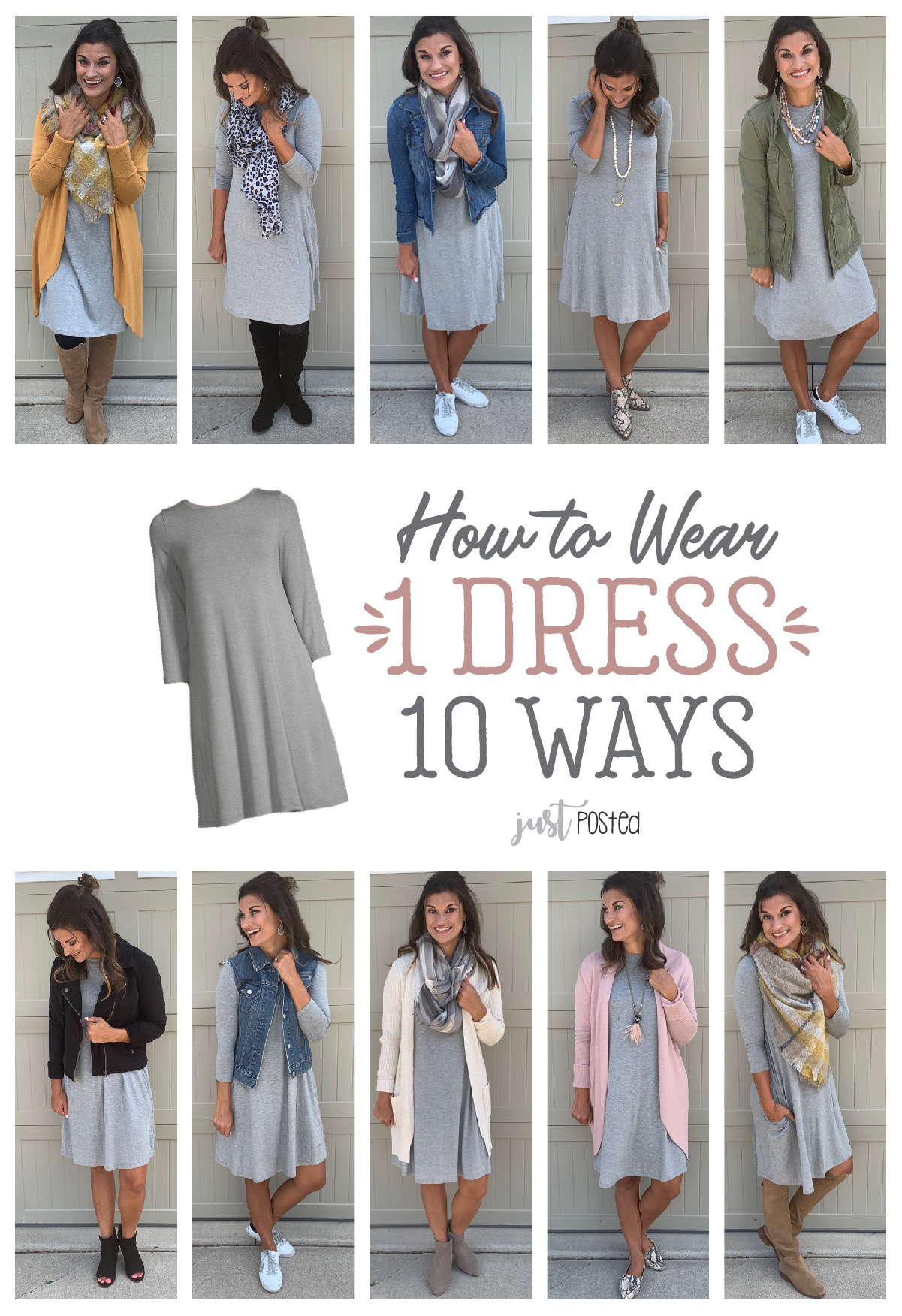 How To Wear Grey Dresses