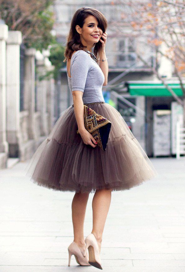 How to Wear Tulle Skirts