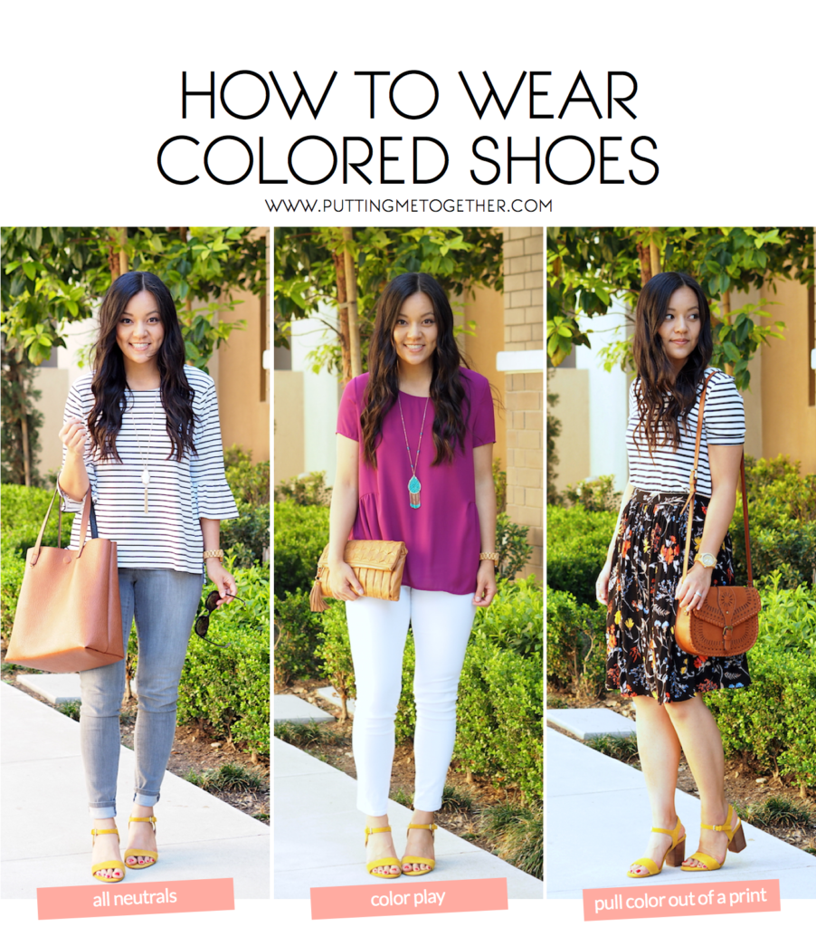 Ways To Style Colorful Shoes