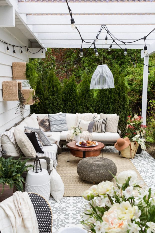 21 patio fairy lights ideas for your backyard garden - 77