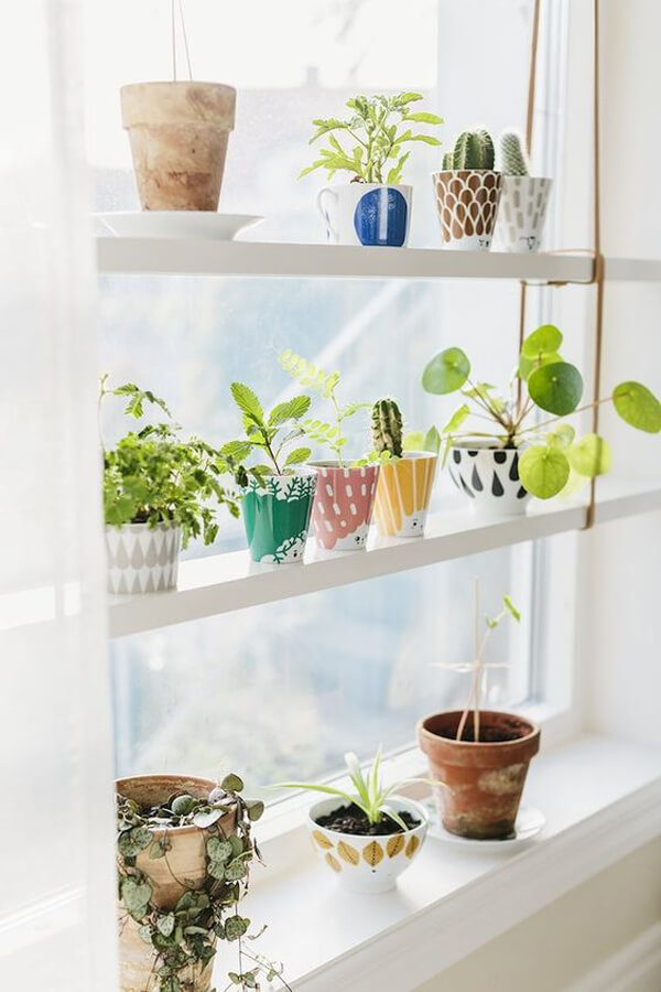 20 neat indoor plant shelving ideas - 157
