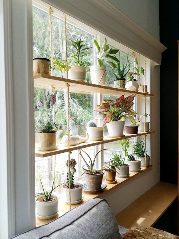 20 neat indoor plant shelving ideas - 159