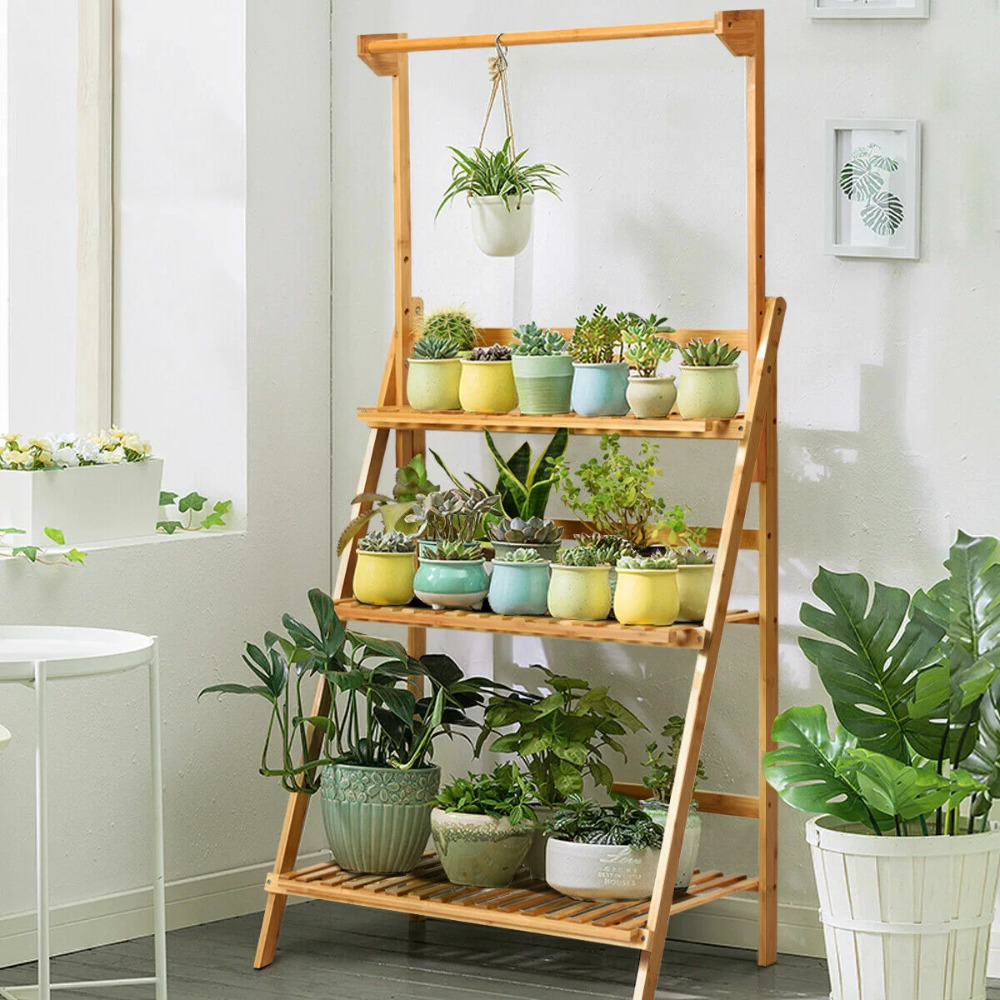 15 impressive indoor ladder planters ideas for your house - 75