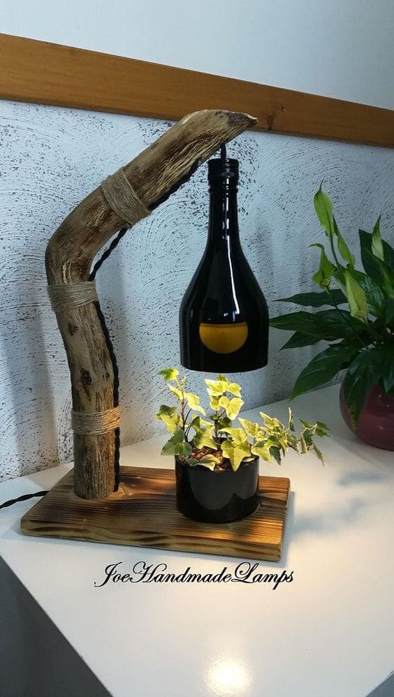 16 DIY bottle ideas to decorate your home - 69