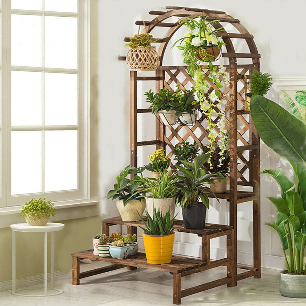 15 impressive indoor ladder planters ideas for your house - 79