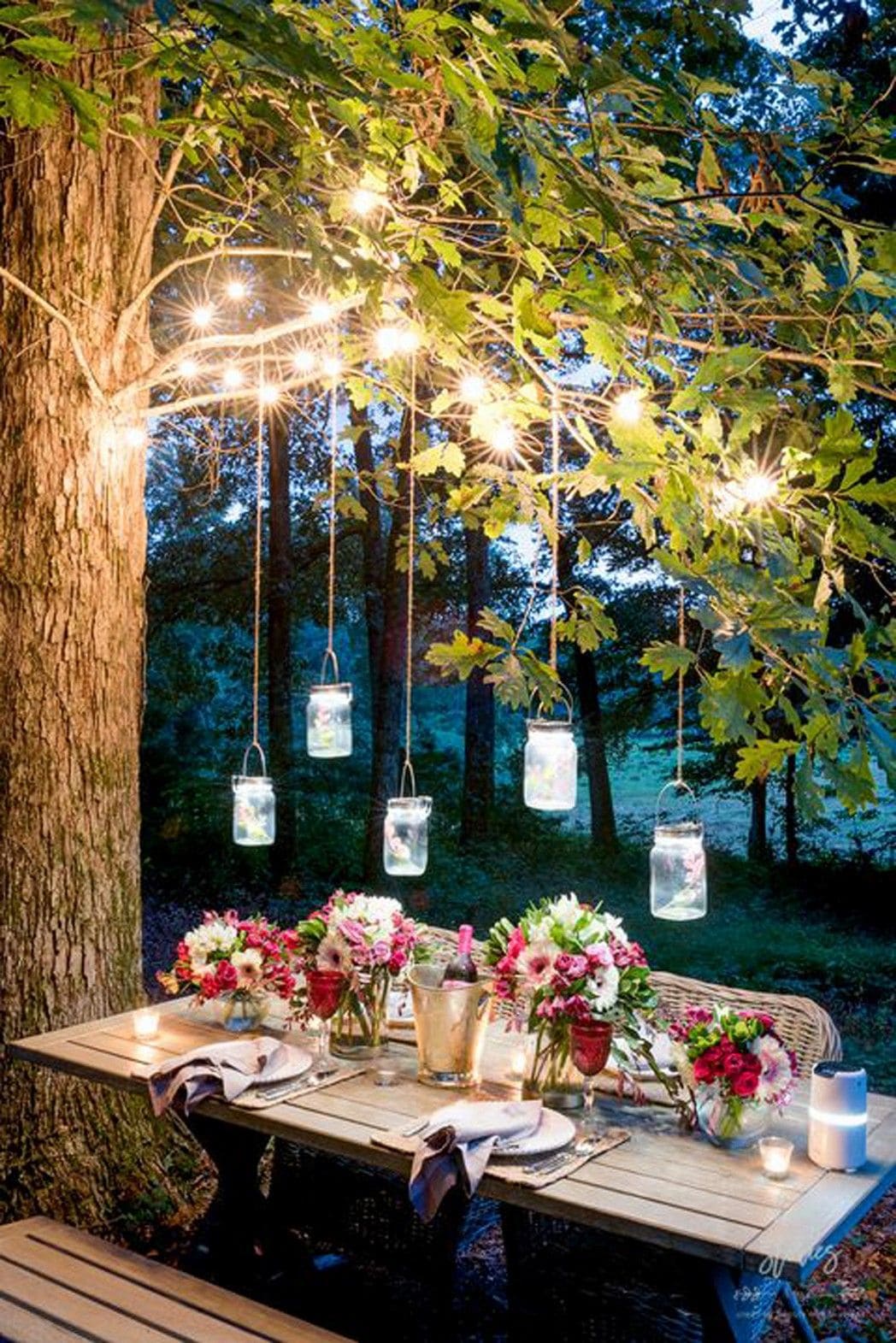 21 patio fairy lights ideas for your backyard garden - 73