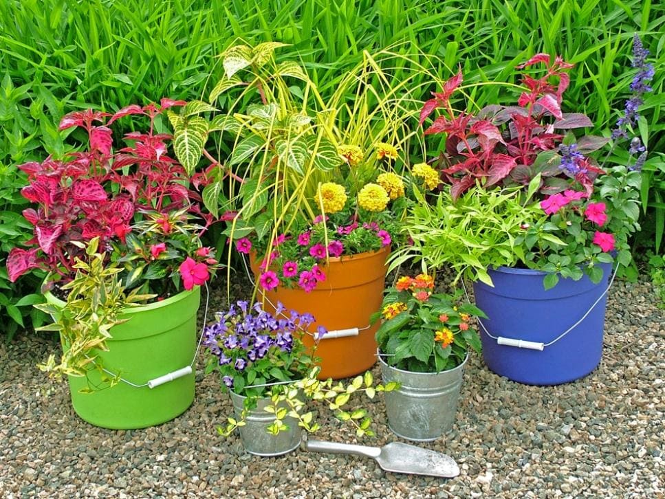 16 creative upcycled container garden, planter and vase ideas - 85