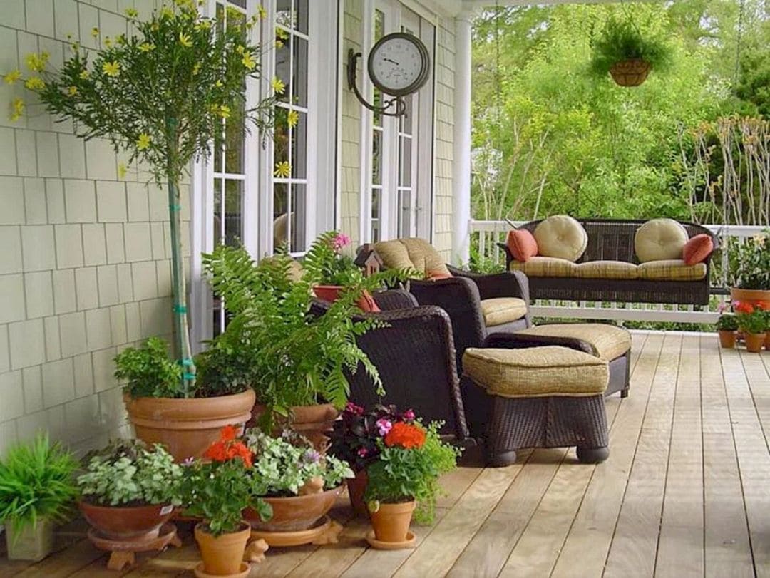 23 plant decor ideas for your porch - 69
