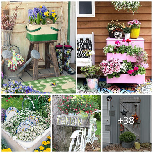 Ideas for Gardening with Recycled Items