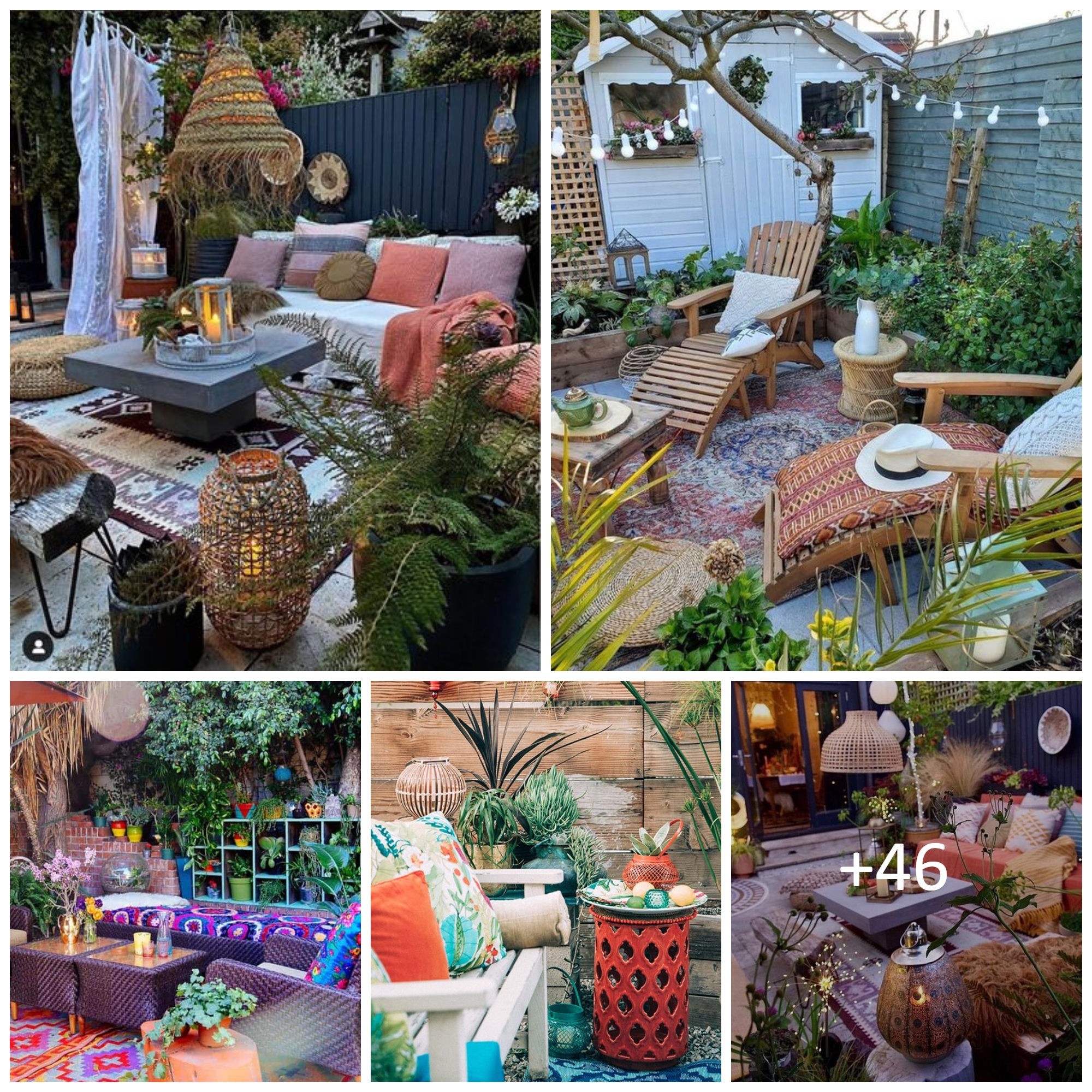 Bohemian garden ideas: gorgeous ways to create an eclectic outdoor scene