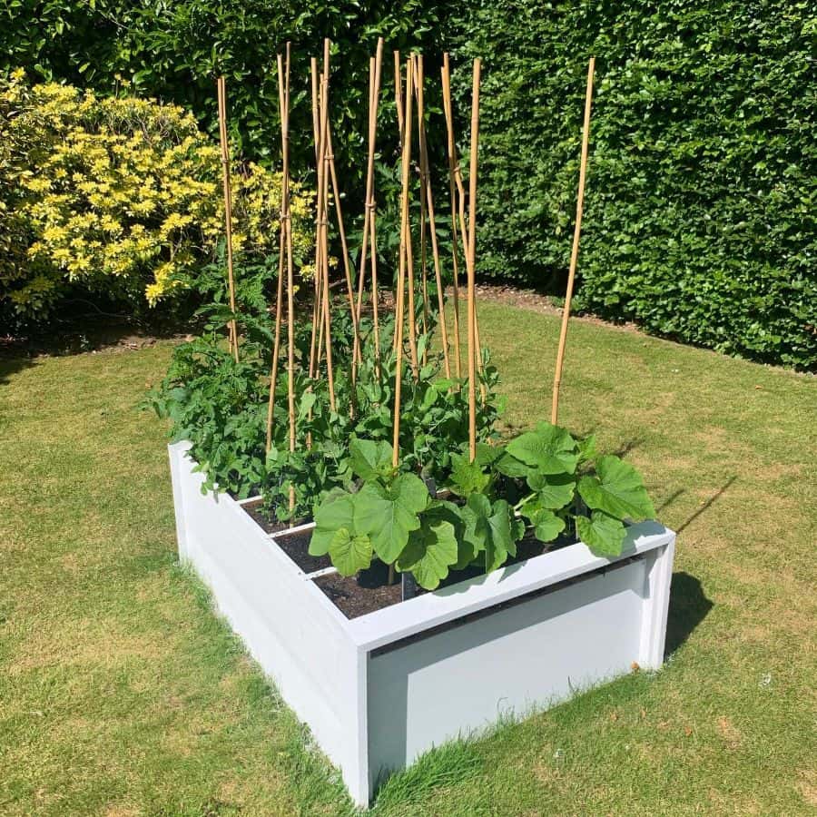 small vegetable planter for the vegetable garden