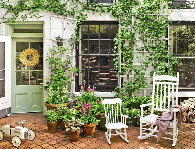 A French-style terrace