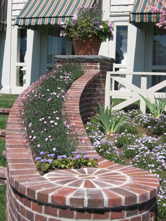 Add a double wall #slope landscaping #budget #decorhomeideas