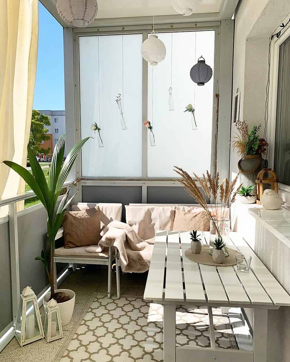Ideas for privacy on the balcony and terrace 