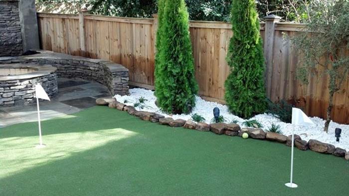 A clean game #whiterock #landscapingideas #decorhomeideas