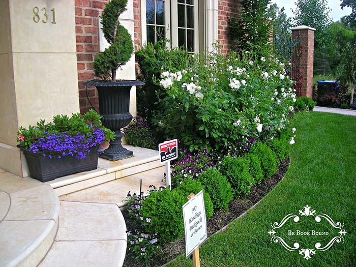 Design the front garden around the house