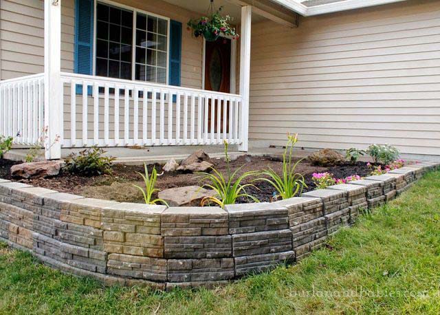 37. How to Build a Retaining Wall #landscapebuildingideas #decorhomeideas